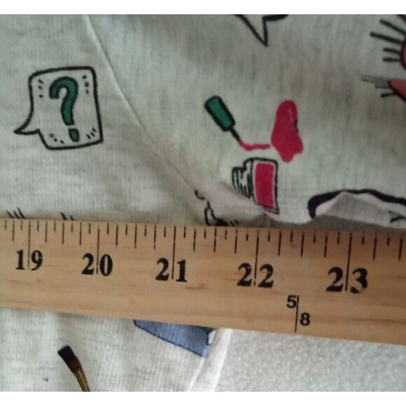Divided H&M Graphic Sweatshirt Women's Large Gray Crewneck Pullover Lightweight - Picture 7 of 10